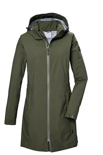 G.I.G.A. DX Damska kurtka softshell Parka/Softshell z odpinanym kapturem GS 76 WMN SFTSHLL PRK, ciemnooliwkowa zieleń, 46, 42696-000 - Kurtki damskie - miniaturka - grafika 1