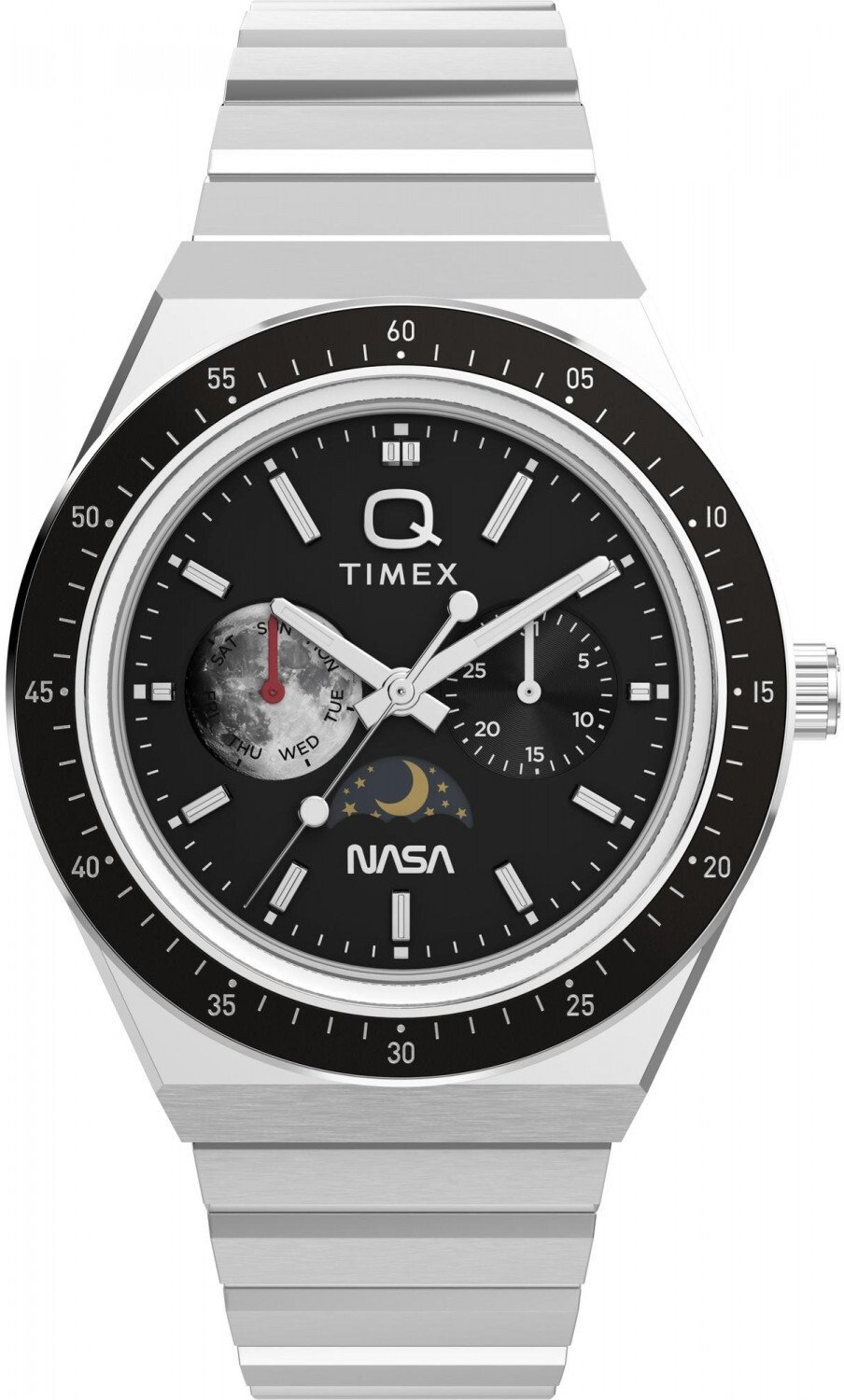 Zegarek Timex Zegarek męski Timex TW2Y56700 srebrny