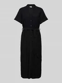 Sukienki - Sukienka midi z wiązanym paskiem model ‘DELEA’ - miniaturka - grafika 1