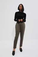 Spodnie damskie - Spodnie z wiązaniem-XS - miniaturka - grafika 1