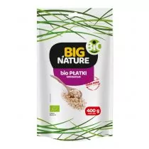 Big Nature Płatki orkiszowe Duża Paka 400 g Bio - Płatki śniadaniowe i musli - miniaturka - grafika 1