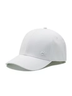Calvin Klein Jeans Czapka z daszkiem Ck Baseball Cap K50K502533 Biały - Czapki męskie - miniaturka - grafika 1