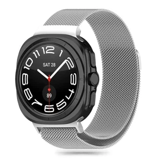 opaska pasek bransoleta MILANESEBAND Samsung Galaxy Watch Ultra 47mm srebrna - Akcesoria do smartwatchy - miniaturka - grafika 1
