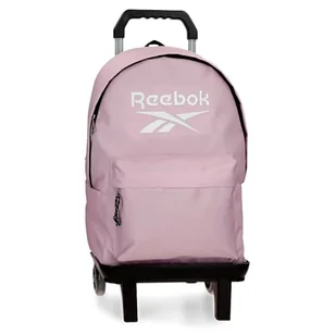 Reebok Boston Plecak Szkolny Dwukomorowy z Przenośnym Wózkiem 15,6 cala Różowy 31x44x17,5 cm Poliester by Joumma Bags, Różowy kolor, 31x44x17.5 cms, dwukomorowy plecak na laptopa - Plecaki szkolne i tornistry - miniaturka - grafika 1