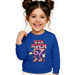 BLUZA DZIECIĘCA 67 SIX SEVEN VIRAL 110-116 DLA CHŁOPCA DZIEWCZYNKI - Bluzy dla dziewczynek BLUZA DZIECIĘCA 67 SIX SEVEN VIRAL 110-116 DLA CHŁOPCA DZIEWCZYNKI - Bluzy dla dziewczynek - miniaturka - grafika 1