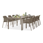 Meble ogrodowe - Zestaw ogrodowy Nardi NET/RIO - 10/210 Tortora - miniaturka - grafika 1