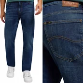 Spodnie męskie - Lee WEST Silver Lake DżINS LUŹNE PROSTE CIEMNE SPODNIE JEANSOWE W30 L32 - miniaturka - grafika 1
