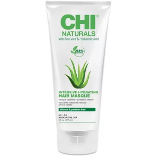 CHI Naturals Aloe Vera, intensywnie nawilżająca maska do włosów, 177ml - Maski do włosów - miniaturka - grafika 1