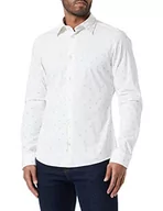 Koszule męskie - s.Oliver Koszula męska z długim rękawem, biała, XXL, biały, XXL - miniaturka - grafika 1