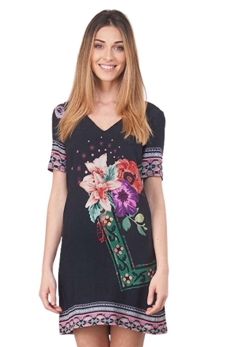 Sukienka damska Desigual Barta mini wzorzysta-M