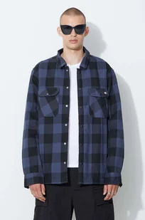 Dickies koszula męska kolor granatowy regular DK0A4XGRNV0-NAVY - Koszule męskie - miniaturka - grafika 1