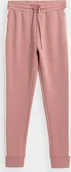 Spodnie sportowe damskie - 4f Spodnie damskie H4Z21-SPDD013 Pudrowy Koral r. XL - miniaturka - grafika 1