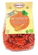 Makaron - DALLA COSTA MAKARON (Z CZERWONEJ SOCZEWICY) STROZZAPRETI BEZGLUTENOWY BIO 250 g - - miniaturka - grafika 1