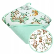 Okrycia kąpielowe dla dzieci - Okrycie Kąpielowe Kapturek 95X95 Ręcznik Ankras - miniaturka - grafika 1