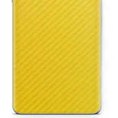 Akcesoria do tabletów i e-booków - Folia naklejka skórka strukturalna na TYŁ do Huawei Enjoy Tablet 2 -  Carbon Żółty - apgo SKINS - miniaturka - grafika 1