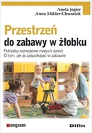 Podręczniki dla szkół wyższych - Przestrzeń do zabawy w żłobku. otrzeby rozwojowe małych dzieci. O tym, jak je zaspokajać w zabawie - Jegier Aneta, Mikler-Chwastek Anna - książka - miniaturka - grafika 1