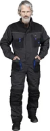 Odzież robocza - Reis, Kombinezon ochronny, ocieplany stalowo-czarno-niebieski, rozmiar M - miniaturka - grafika 1