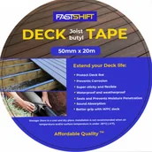 Folie i taśmy malarskie - Lipni juosta terasu lagems FASTSHIFTER, 50 mm plocio, 20 m, skirta medinems ir metalinems lagems, bu - miniaturka - grafika 1