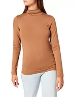 Swetry damskie - GANT Damski sweter Slim Ls Turtleneck, ROASTED WALNUT, XL - miniaturka - grafika 1