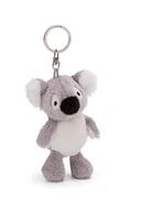 Plecaki - Breloczek do kluczy Koala Barry 10cm szary - Pluszowy towarzysz przytulanka zwierzęca z kółkiem na klucze do smyczy, torby albo plecaka - miniaturka - grafika 1