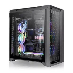 Obudowa CTE C700 ARGB 14cmx3 Tempered Glassx2 - Czarna - Obudowy komputerowe - miniaturka - grafika 1