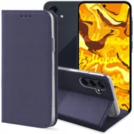 Etui i futerały do telefonów - ETUI Z KLAPKĄ DO SAMSUNG GALAXY A55 5G GRANATOWE MAGNETYCZNE CASE KABURA - miniaturka - grafika 1