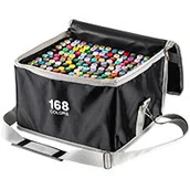 Kredki, ołówki, pastele i pisaki - MARKERY Alkoholowe 168 Dwustronne ETUI+PODSTAWKA - miniaturka - grafika 1