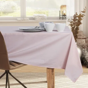 Obrus Pure Pudrowy róż Gładki Klasyczny 110x160 owal DecoKing - TCLOTH/DK/PURE/HMD/POWDERPINK/O110X160 - Obrusy i serwetki - miniaturka - grafika 5
