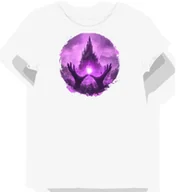 Koszulki i topy damskie - Koszulka damska biała z motywem magicznych rąk czarodzieja L - miniaturka - grafika 1