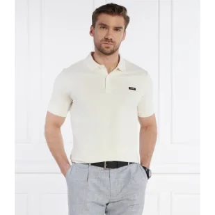 Calvin Klein Polo | Slim Fit | stretch pique - Koszule męskie - miniaturka - grafika 1