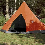 Namioty i tipi dla dzieci - The Living Store Namiot turystyczny - tipi - 4-os. - pomarańczowy - wodoszczelny - Namiot - miniaturka - grafika 1