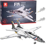 Samoloty i helikoptery - Klocki techniczne F-14 Tomcat 1600 elementów amerykański myśliwiec ZA5301 - miniaturka - grafika 1