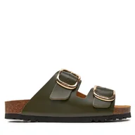 Klapki i japonki damskie - Klapki Scholl Noelle F30065 Khaki - miniaturka - grafika 1