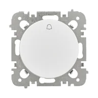 Wyłączniki światła i elektryczne - LEXMAN Przycisk dzwonka Ardea Biały LEXMAN - miniaturka - grafika 1