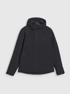 Kurtki i kamizelki sportowe męskie - 4F Kurtka przejściowa membrana 5000 męska - czarna 3XL - miniaturka - grafika 1