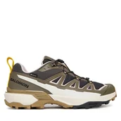 Buty trekkingowe męskie - Trekkingi Salomon X Ultra 360 Edge Gore-Tex L47871700 Khaki - miniaturka - grafika 1