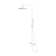 Zestawy prysznicowe - Omnires Kolumna prysznicowa Y biały mat Y1244MWM - miniaturka - grafika 1