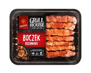 Sokołów GRiLL HOUSE  boczek rolowany MAP 330 g - Mięso świeże i mrożone - miniaturka - grafika 1
