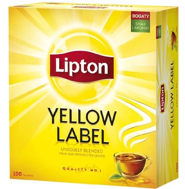 Lipton Yellow Label Herbata czarna 100 torebek 200g