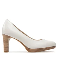 Czółenka - Czółenka Tamaris 1-22410-41 Biały - miniaturka - grafika 1