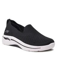 Półbuty damskie - Skechers Półbuty Delora 124418/BKW Black/White - miniaturka - grafika 1
