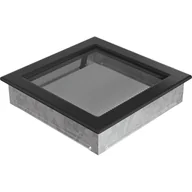 Kratki wentylacyjne - Parkanex kominkowa czarna 22x22 wentylacyjna kominek - miniaturka - grafika 1