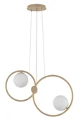 Lampy sufitowe - Aqua lampa wisząca 2-punktowa złota 33473 - miniaturka - grafika 1