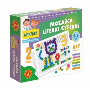 Alexander Wpinanka Mozaika Literki i Cyferki - Zabawki interaktywne dla dzieci - miniaturka - grafika 1