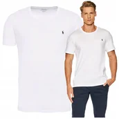 Koszulki męskie - tshirt polo ralph lauren koszulka meska basic biała tshirt polo ralph lauren koszulka meska basic biała r.M - miniaturka - grafika 1