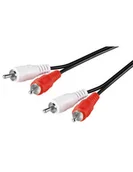 Kable - Goobay Wentronic 50030 2 X wtyczka cinch na 2 X wtyczka cinch Wtyczka cinch Cable 5 m 15 m 50340-GB - miniaturka - grafika 1