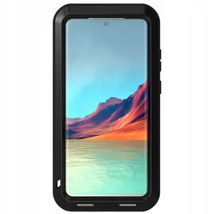 Love Mei Etui Pancerne Galaxy S22 Ultra, czarne 6932809617117 - Etui i futerały do telefonów - miniaturka - grafika 1