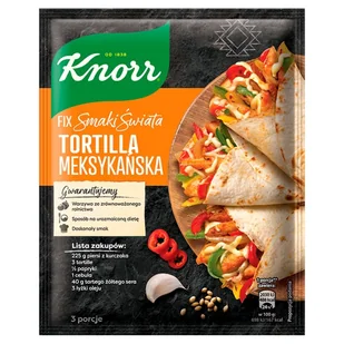 Knorr Fix Smaki Świata Tortilla Meksykańska 48 g - Szybkie dania obiadowe - miniaturka - grafika 1