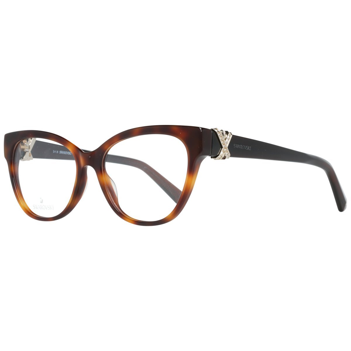 Okulary oprawki damskie Swarovski SK5250-H Brązowe