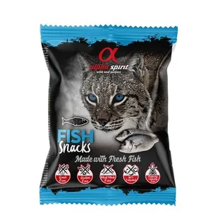 Alpha Spirit Przysmak Fish Snacks dla kota op 50g - Przysmaki dla kotów - miniaturka - grafika 1